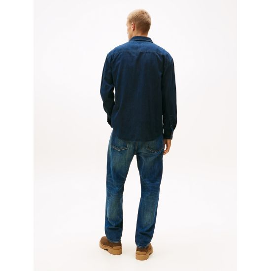 Ανδρικό Τζιν Πουκάμισο Navy Μπλε Tommy Jeans DM0DM22122-1BJ