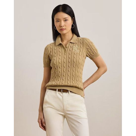 Γυναικείο Natrissa Πλεκτό Polo Μπεζ Ralph Lauren 200932224011-270
