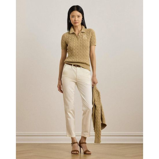 Γυναικείο Natrissa Πλεκτό Polo Μπεζ Ralph Lauren 200932224011-270