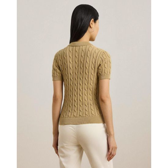 Γυναικείο Natrissa Πλεκτό Polo Μπεζ Ralph Lauren 200932224011-270