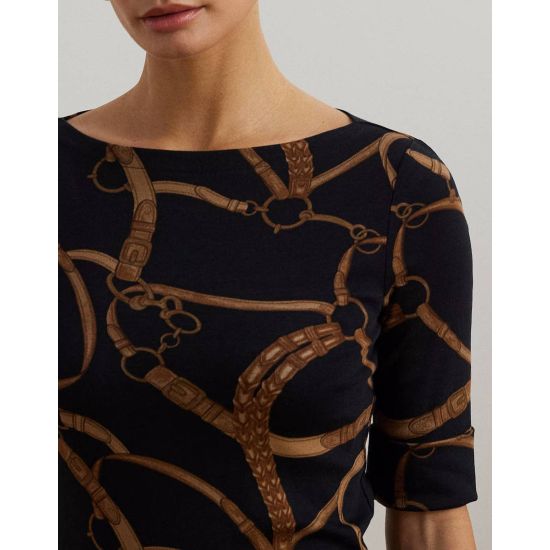 Γυναικείο Judy T-shirt Μαύρο Ralph Lauren 200971107001-001