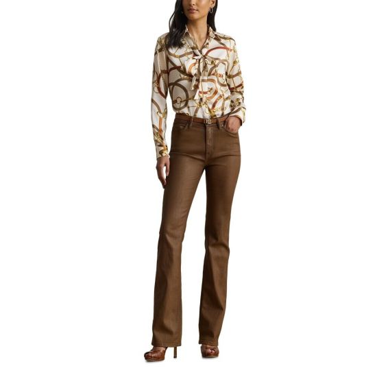 Γυναικείο Kristy Πουκάμισο Εκρού Ralph Lauren 200979807001-100