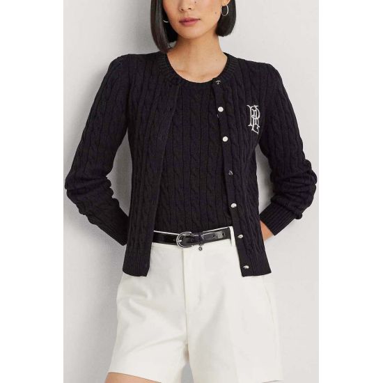 Γυναικεία Ralhan Πλεκτή Ζακέτα Μαύρη Ralph Lauren 200932225003-001