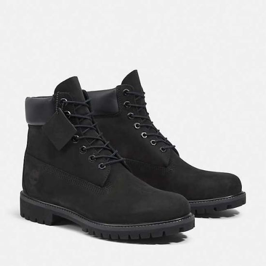 Ανδρικά Δερμάτινα Μποτάκια Μαύρα Timberland TB0110073-001