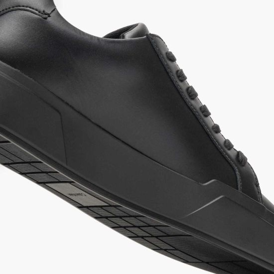 Ανδρικά Δερμάτινα Sneakers Μαύρα Calvin Klein YM0YM01344-0GJ