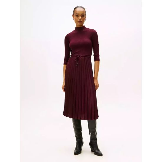 Γυναικείο Φόρεμα Μπορντό Tommy Hilfiger WW0WW46138-XIH