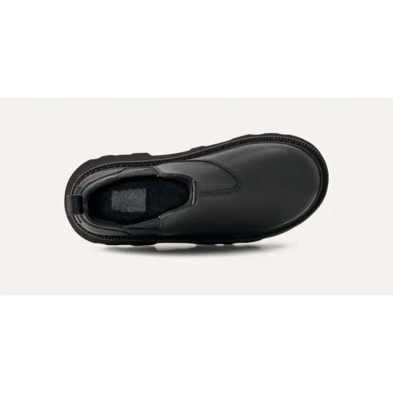 Ανδρικά Δερμάτινα Chelsea Lug Μποτάκια Μαύρα UGG 1172990-BLK