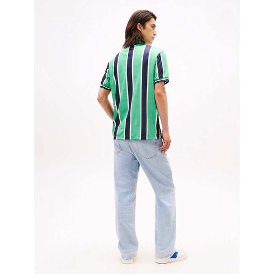 Ανδρικό Sports Polo Πράσινο Tommy Jeans DM0DM22073-MAS