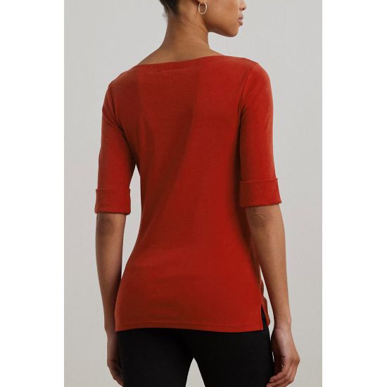 Γυναικείο Judy T-shirt Κόκκινο Ralph Lauren 200654963193-600