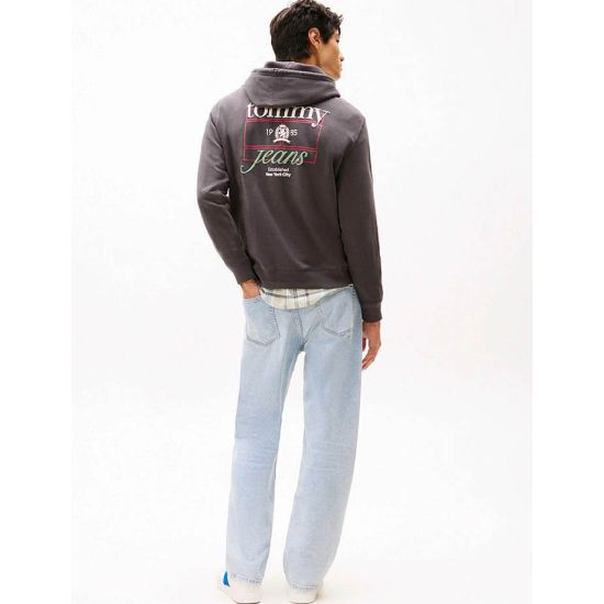 Ανδρικό Φούτερ Μαύρο Tommy Jeans DM0DM22085-BDS