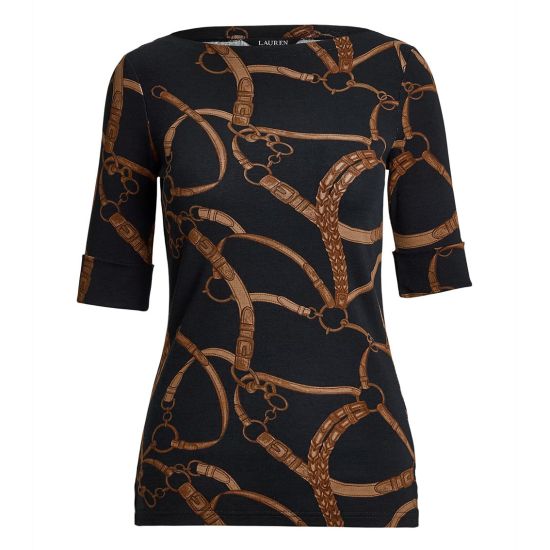Γυναικείο Judy T-shirt Μαύρο Ralph Lauren 200971107001-001