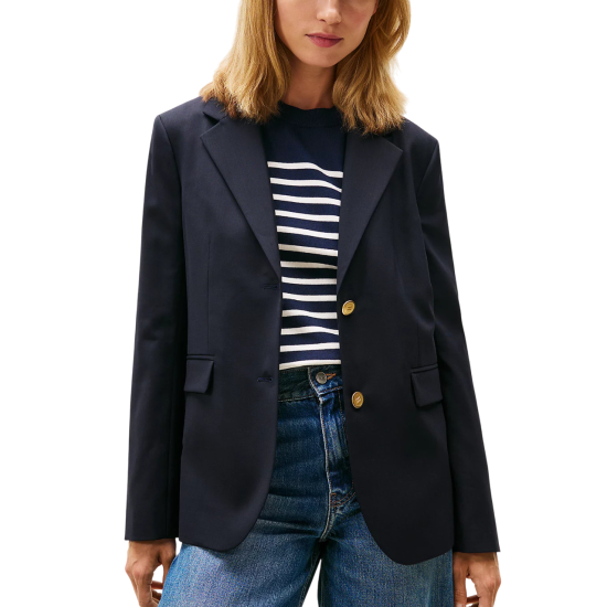 Γυναικείο Σακάκι Navy Μπλε Tommy Hilfiger WW0WW46662-C1G