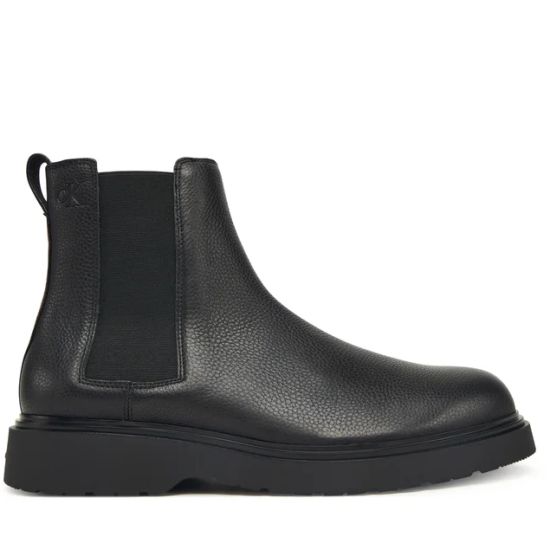 Ανδρικά Δερμάτινα Chelsea Μποτάκια Μαύρα Calvin Klein YM0YM01374-0GJ