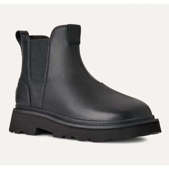 Ανδρικά Δερμάτινα Chelsea Lug Μποτάκια Μαύρα UGG 1172990-BLK