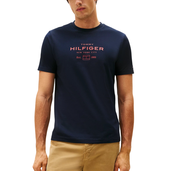Ανδρικό T-shirt Navy Μπλε Tommy Hilfiger MW0MW40002-DW5