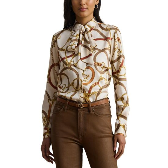 Γυναικείο Kristy Πουκάμισο Εκρού Ralph Lauren 200979807001-100