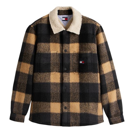 Ανδρικό Teddy Overshirt Μαύρο Tommy Jeans DM0DM22010-BDS