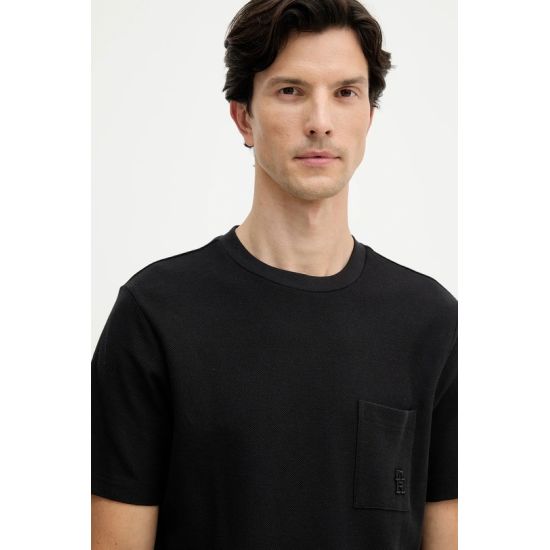 Ανδρικό T-shirt Μαύρο Tommy Hilfiger MW0MW39365-BDS