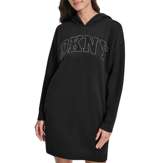 Γυναικείο Φούτερ Φόρεμα Μαύρο DKNY DP5D4917-BBL