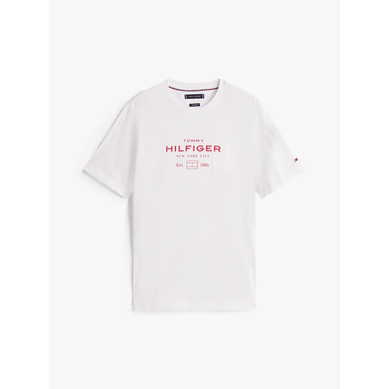 Ανδρικό T-shirt Λευκό Tommy Hilfiger MW0MW40002-YBR
