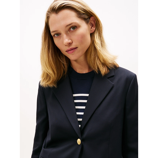 Γυναικείο Σακάκι Navy Μπλε Tommy Hilfiger WW0WW46662-C1G