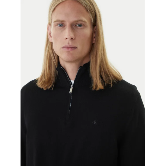 Ανδρικό Μάλλινο Πουλόβερ Μαύρο Calvin Klein LV04LD318G-UB1