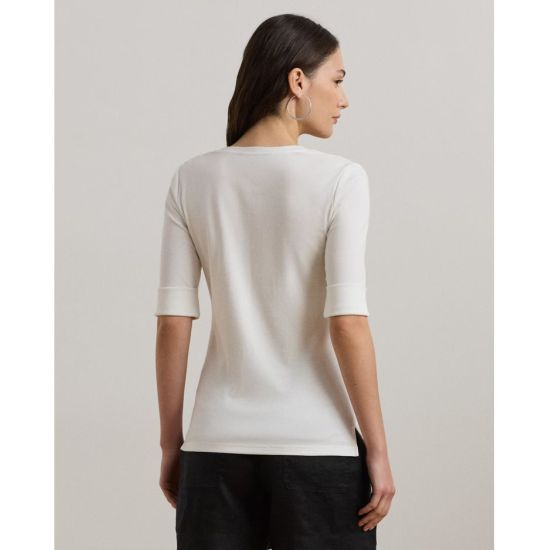 Γυναικείο Judy T-shirt Λευκό Ralph Lauren 200815843001-100