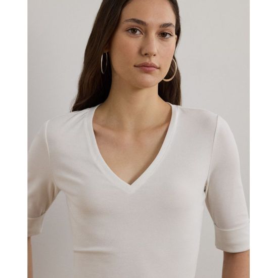 Γυναικείο Judy T-shirt Λευκό Ralph Lauren 200815843001-100