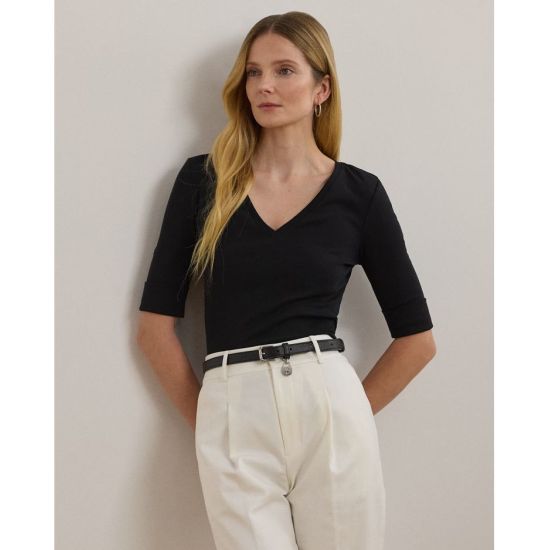 Γυναικείο Judy T-shirt Μαύρο Ralph Lauren 200815843003-001