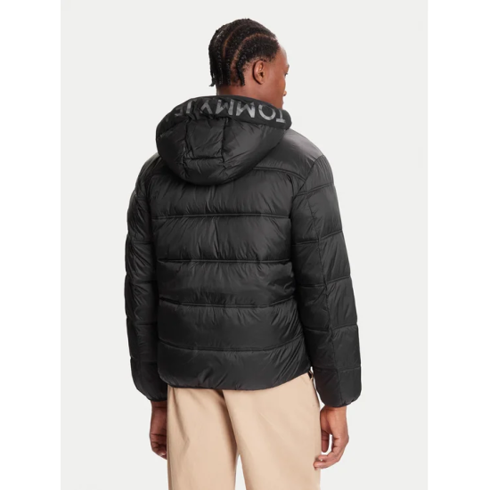 Ανδρικό Μπουφάν Μαύρο Tommy Jeans DM0DM22044-BDS