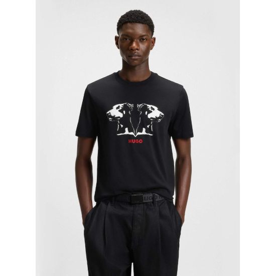 Ανδρικό Dobero T-shirt Μαύρο Hugo 50542734-001
