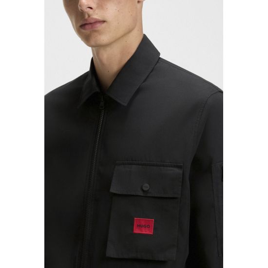 Ανδρικό Emmond Overshirt Μαύρο Hugo 50482701-001