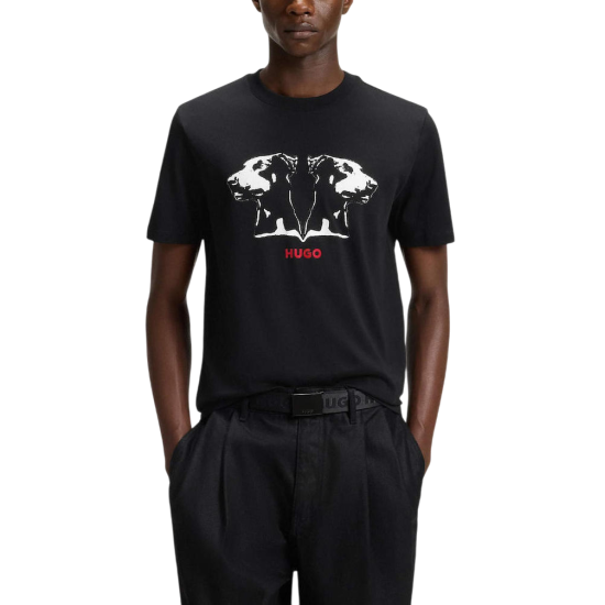 Ανδρικό Dobero T-shirt Μαύρο Hugo 50542734-001