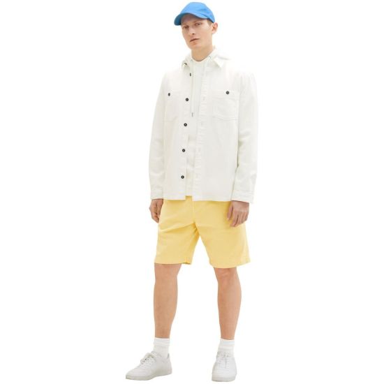 Ανδρικό Τζιν Overshirt Λευκό Tom Tailor 036212-10101