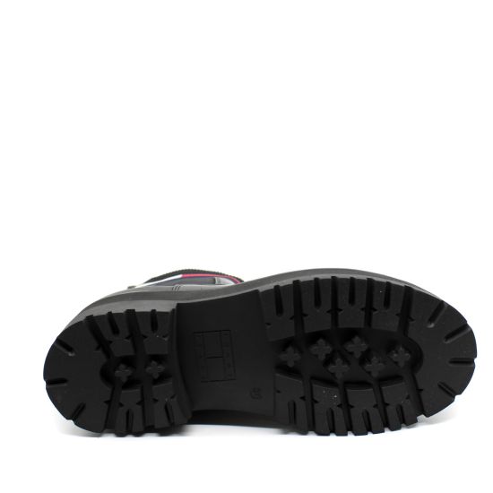 Γυναικεία Δερμάτινα Flatform Chelsea Μποτάκια Μαύρα Tommy Jeans EN0EN02301-BDS