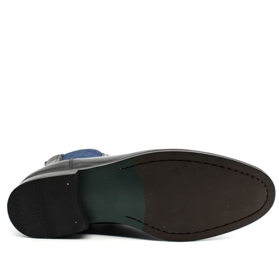 Ανδρικά Δερμάτινα Lineus Μποτάκια Μαύρα Ted Baker 273332-BLACK