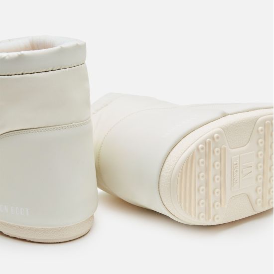 Unisex Icon Low Nolace Rubber Μπότες Μπεζ Moon Boot 14094100-003