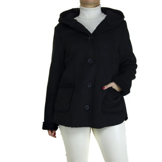 Γυναικείο Μουτόν Μαύρο Emporio Co. OCCHIO-BLACK