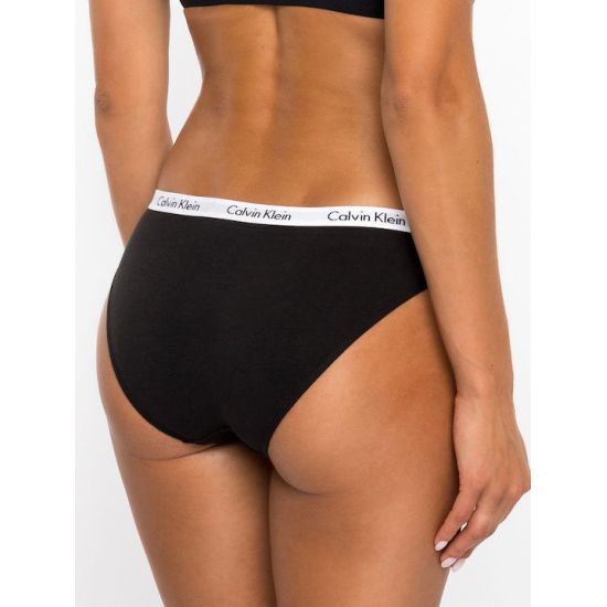 Γυναικεία Σλιπ 3 Τεμαχίων Μαύρα Calvin Klein 000QD3588E-001