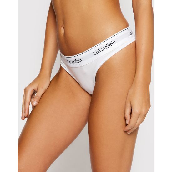 Γυναικείο Στρινγκ Λευκό Calvin Klein 0000F3786E-100