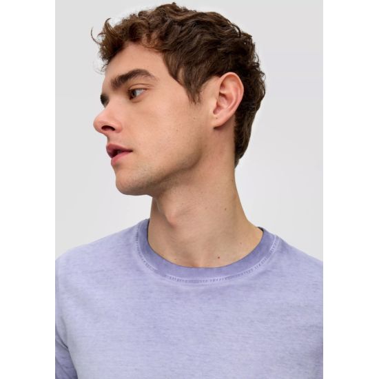 Ανδρικό T-Shirt Λιλά S.Oliver 2141047-4809