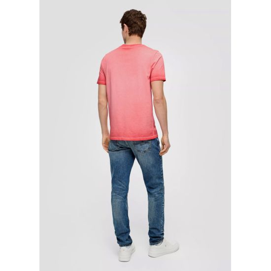 Ανδρικό T-Shirt Κοραλί S.Oliver 2141047-2053
