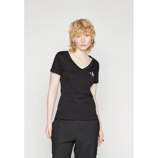 Γυναικείο Monologo T-shirt 2 Τεμαχίων Μαύρο Calvin Klein J20J223447-BEH