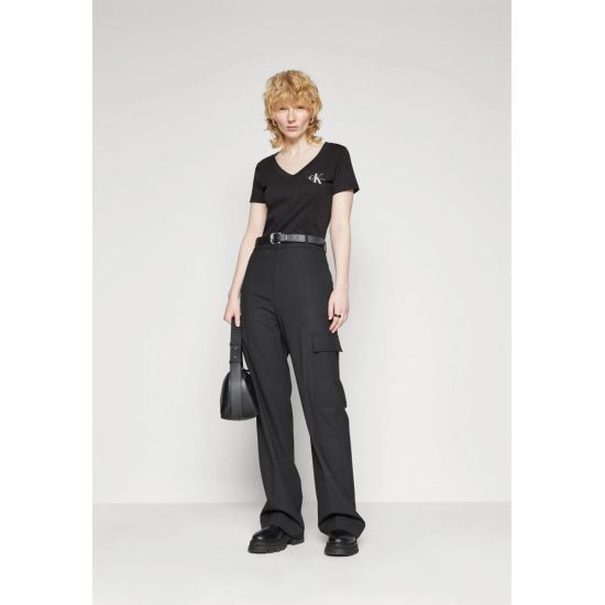 Γυναικείο Monologo T-shirt 2 Τεμαχίων Μαύρο Calvin Klein J20J223447-BEH