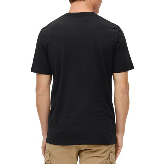 Ανδρικό T-shirt Μαύρο S.Oliver 2141458-99D2