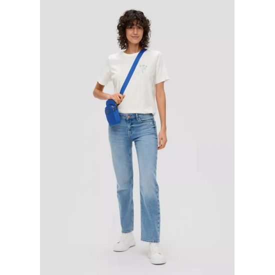 Γυναικείο T-Shirt Λευκό S.Oliver 2147851-02D2