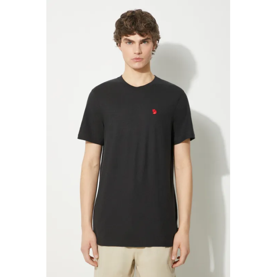 Ανδρικό Hemp Blend T-shirt Μαύρο Fjallraven 12600215-550 BLACK