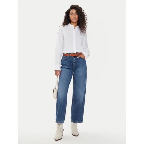 Γυναικείο Πουκάμισο Λευκό Tommy Hilfiger WW0WW43344-YCF