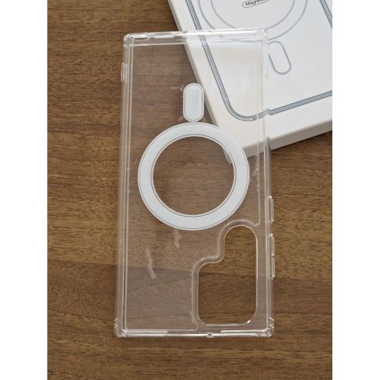 Magsafe Back Cover Σιλικόνης Διάφανο (Galaxy S24)