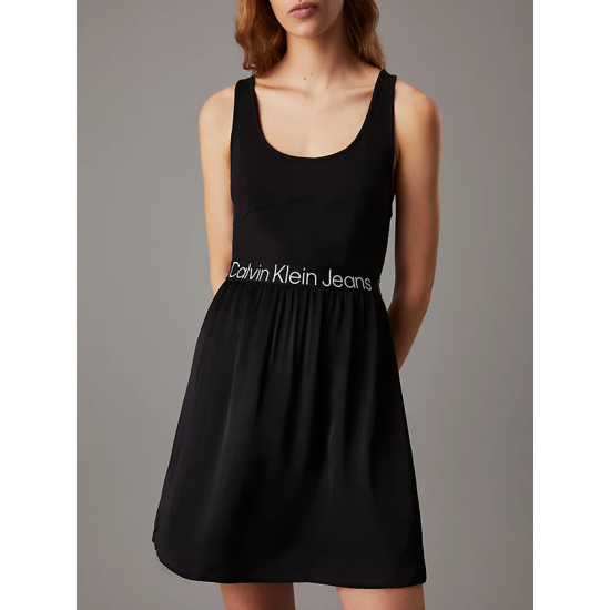 Γυναικείο Αμάνικο Φόρεμα Μαύρο Calvin Klein J20J221624-BEH